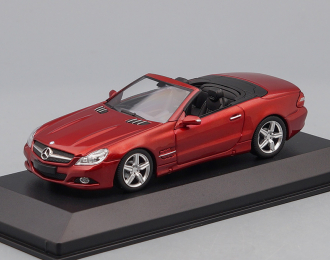 MERCEDES-BENZ SL-Class (R230) (2008), red metallic