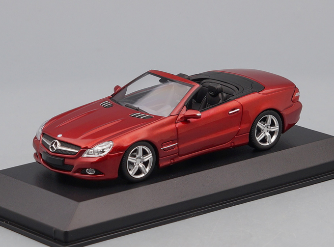 MERCEDES-BENZ SL-Class (R230) (2008), red metallic