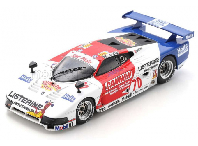 SPICE Se86c 3.3l V8 Team Spice Engineering N70 24h Le Mans (1986), G.spice - R.bellm - J.m.martin, White Red Blue