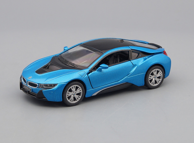 BMW i8, blue / black