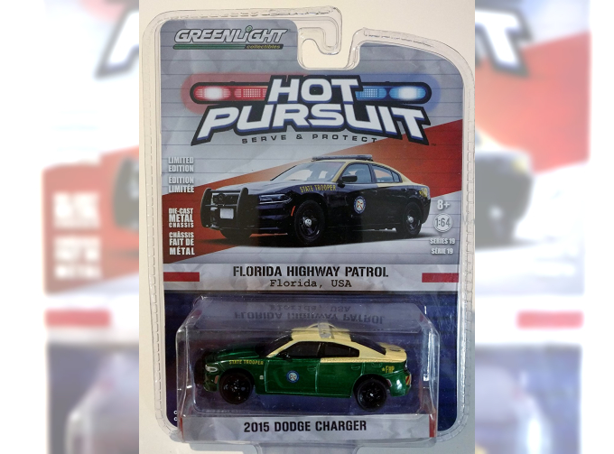 DODGE Charger "Florida Polict Highway Patrol" 2015, green metallic