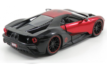 FORD Gt 2017 With Spiderman Figure, Red Blue