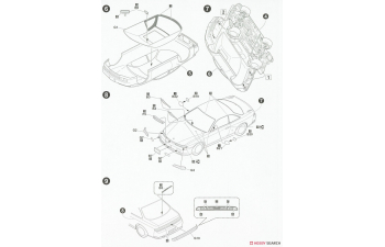 Сборная модель NISSAN S14 Silvia