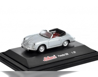 PORSCHE 356 Cabriolet (1956), silver