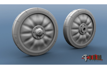 Опорные катки для модели САУ 2С1 Гвоздика" (Тип 1)