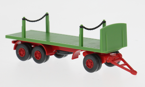 Прицеп платформа (1962), зеленый/красный