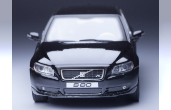 VOLVO S80 (2009), черный металлик