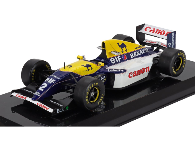 WILLIAMS F1 Renault Fw15c Team Williams Canon N 2 World Champion Season (1993) Alain Prost - Con Vetrina - With Showcase, Blue White Yellow