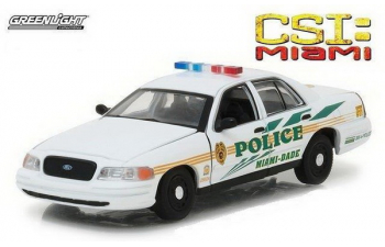 FORD Crown Victoria Police Interceptor "Miami-Dade Police" (из телесериала "Место преступления" (2003), white
