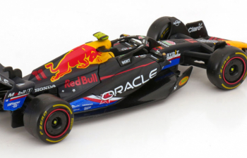 RED BULL F1 Rb19 Team Oracle Red Bull Racing №11 4th Austin Usa Gp (2023) Sergio Perez, Matt Blue