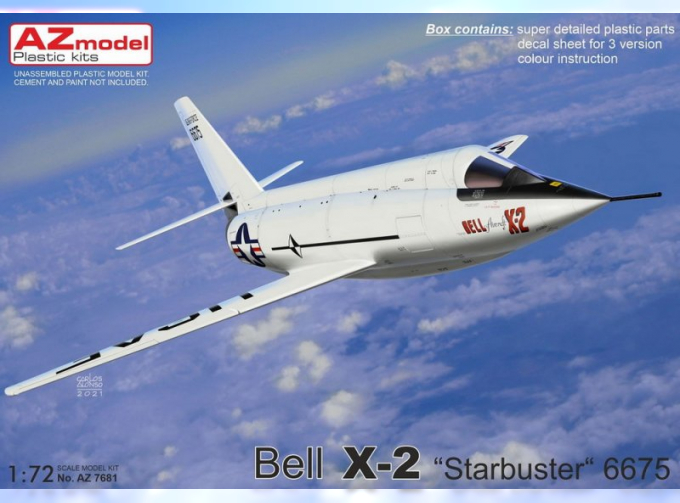 Сборная модель Bell X-2 „Starbuster“ 6675