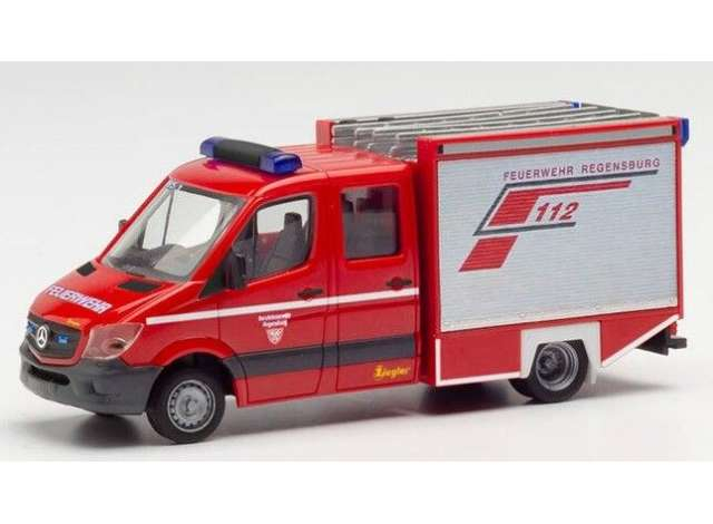 MERCEDES-BENZ Sprinter lÃ¶schfahrz. Feuerwehr Regensburg, red