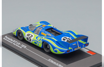 PORSCHE 917 LH Gerald Larousee (F) - Willy Kauhsen (D) #3 (1970), blue / green