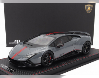 LAMBORGHINI Huracan Tecnica (2022) - Con Vetrina - With Showcase, Grigio Telesto - Grey