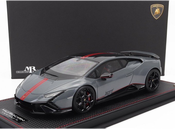 LAMBORGHINI Huracan Tecnica (2022) - Con Vetrina - With Showcase, Grigio Telesto - Grey