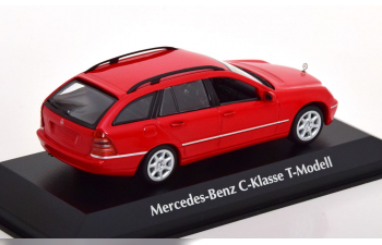 MERCEDES-BENZ C-Klasse S203 Estate (2001), red