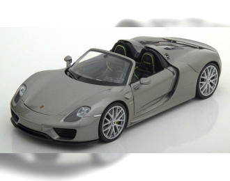 Porsche 918 Spyder Convertible 2015 серый