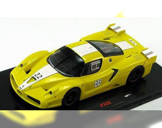 FERRARI FXX, yellow/white stripe