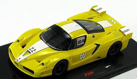 FERRARI FXX, yellow/white stripe