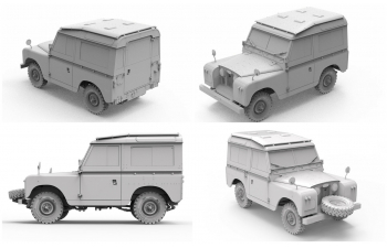 Сборная модель Внедорожник Land Rover 88 Series IIA Универсал