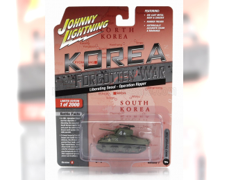 TANK M4a3 Sherman Military Korea (1944), Military Green