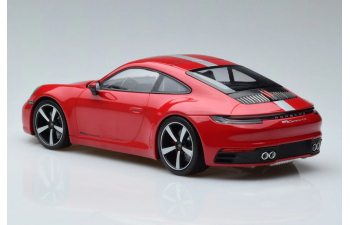 PORSCHE 911 Carrera 4S (2019), red