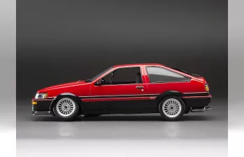 TOYOTA Corolla Levin (AE86) (1985), Red/Black