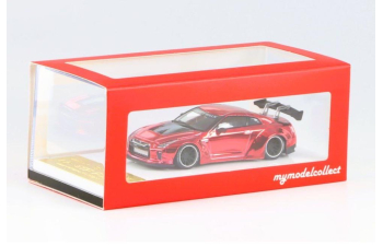 NISSAN Skyline GT-R К35 Liberty Walk, red