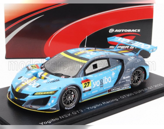 HONDA Nsx Gt3 Team Yogibo №27 Gt300 Class Super Gt (2023) Y.iwasawa - R.ito, Light Blue Yellow