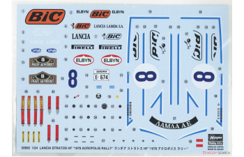 Сборная модель Lancia Stratos HF “1978 Acropolis Rally” (Limited Edition)