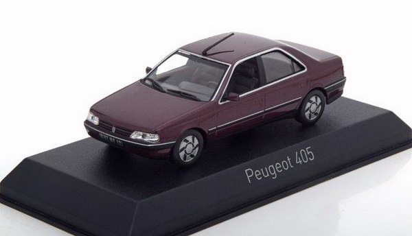 PEUGEOT 405 SRi (1991), dark red