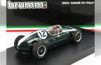 COOPER F1 T51 Climax N 12 Winner British Gp Jack Brabham 1959 World Champion, Green White