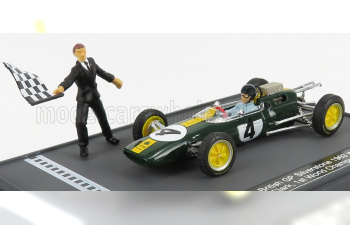 LOTUS F1 25 N4 Winner British Gp Silverstone Jim Clark (1963) World Champion, green yellow