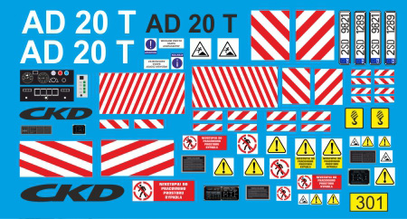 Декаль Кран TATRA AD 20 T