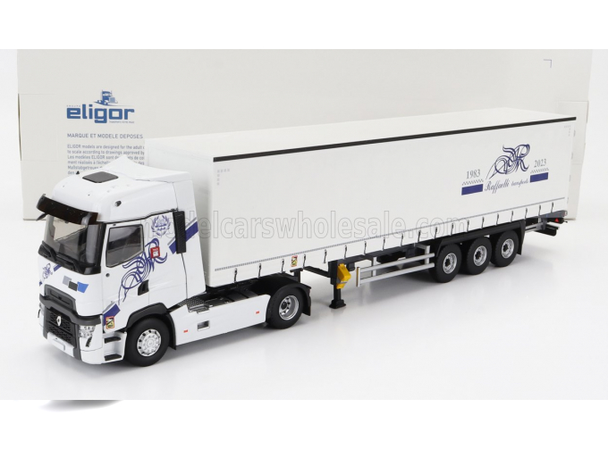 RENAULT T-line High Truck Telonato Raffaelli Transports 2021, White