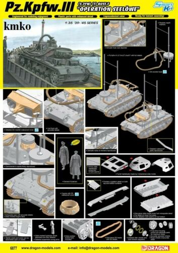 Сборная модель Pz.Kpfw.III (3,7cm) (T) Ausf.F "Operation Seelowe"
