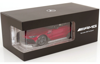 MERCEDES-BENZ Sl-class Amg 4.0l V8 Biturbo 585cv Purespeed №10 Spider Open (2025), Red Black