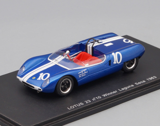 Lotus 23 #10 Winner Laguna Seca (1963), blue