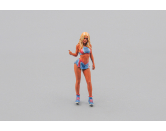 Фигурка Кейтлин (голубой костюм)