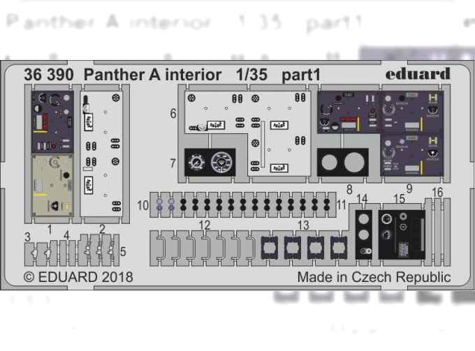 Фототравление для Panther A interior