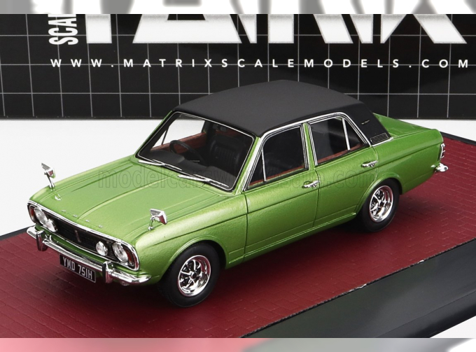 FORD Cortina 1600e (1970), Green Met