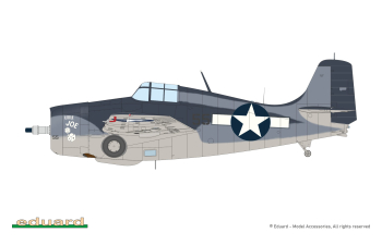 Сборная модель американский истребитель F4F-4 Wildcat аоздний (Weekend)