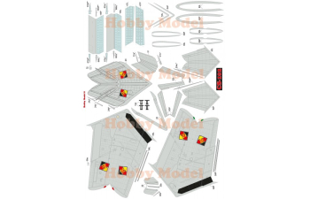 Сборная модель SBLim-2A, M.И.Г-15 УТИ, CS-102