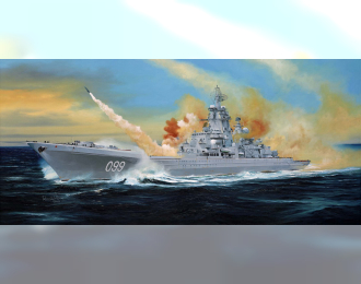 Сборная модель Ракетный крейсер "Петр Великий" (б. "Ю.Андропов")