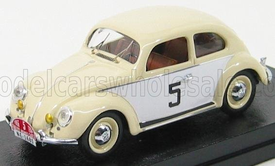 VOLKSWAGEN Beetle №5 Rally Montecarlo (1956) Patthey - Renaud, Ivory White