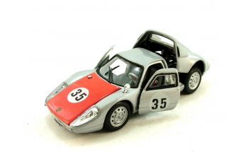 PORSCHE 904 GTS No.35 (откр.двери), 251D/251XD 1:43, серебристый