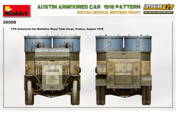 Сборная модель Austin Armoured Car 1918 Pattern. British Service. Western Front. Interior Kit