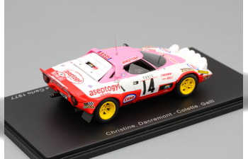 Lancia Stratos No.14 Winner Coupes des Dames Monte Carlo 1977 C. Dacremont - C. Galli