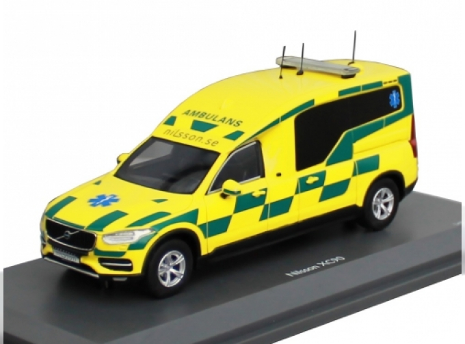 Nilsson XC90 Ambulance (Volvo XC90) Скорая помощь Швеция, yellow / green