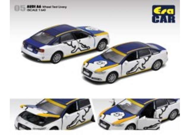 Audi A6 England *Wheel Test Livery*, blue / white